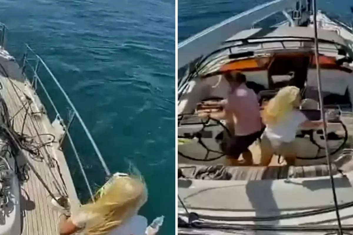 Katil balinalar lüks turist yatını batırdı! Mürettebat canını zor kurtardı