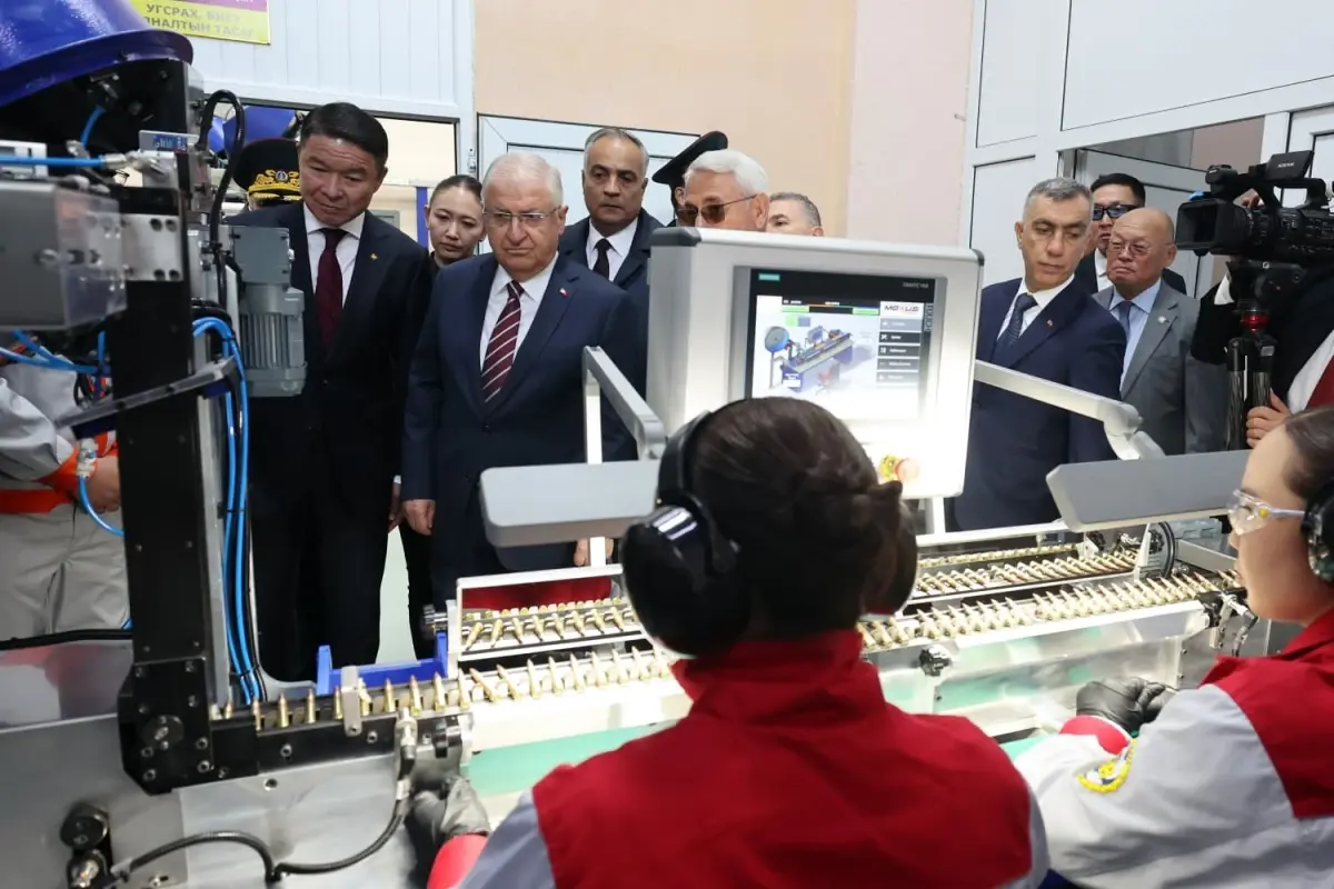 Bakan Güler, Moğolistan’da Fişek Fabrikasını Açtı