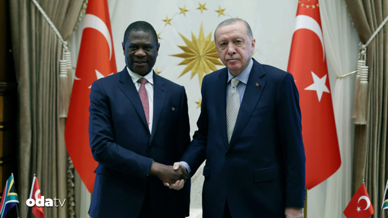Erdoğan, Güney Afrika Cumhurbaşkanı Yardımcısı Mashatile’yi kabul etti