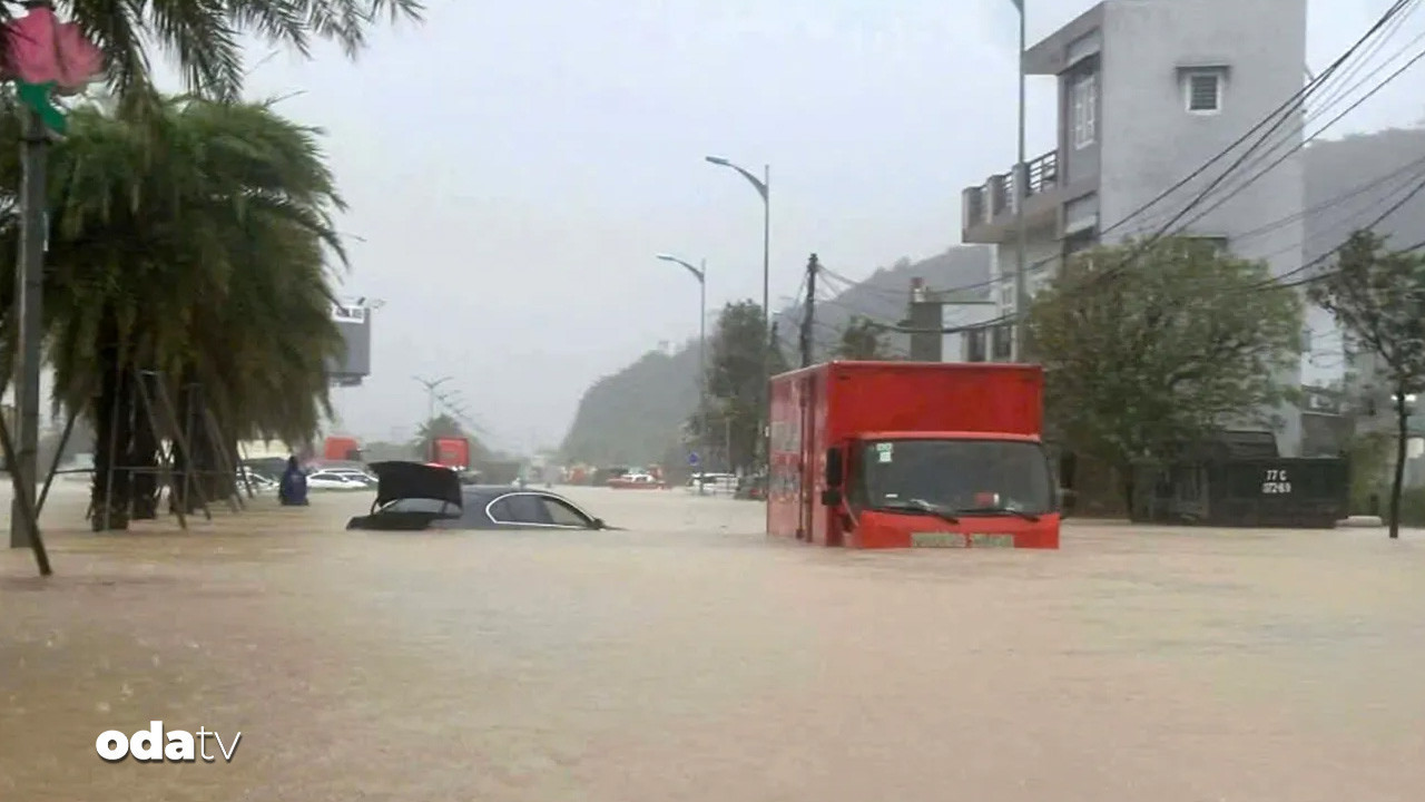 Vietnam’da can kaybı 90 oldu: 50 bin ev su altında kaldı