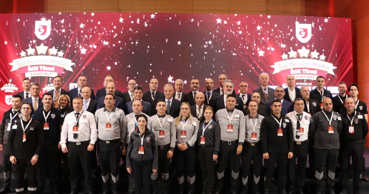 24 güvenlik görevlisine onur ödülü