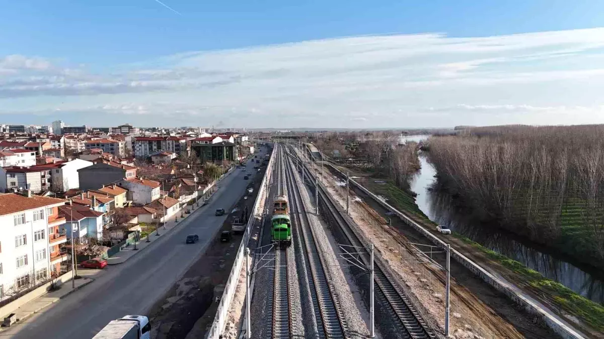 Edirne’de Hızlı Tren Projesi İlerliyor