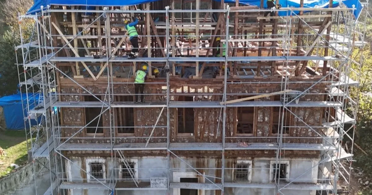 Ordu’da Çamaş Cevat Bey Konağı restorasyonla hayat buluyor