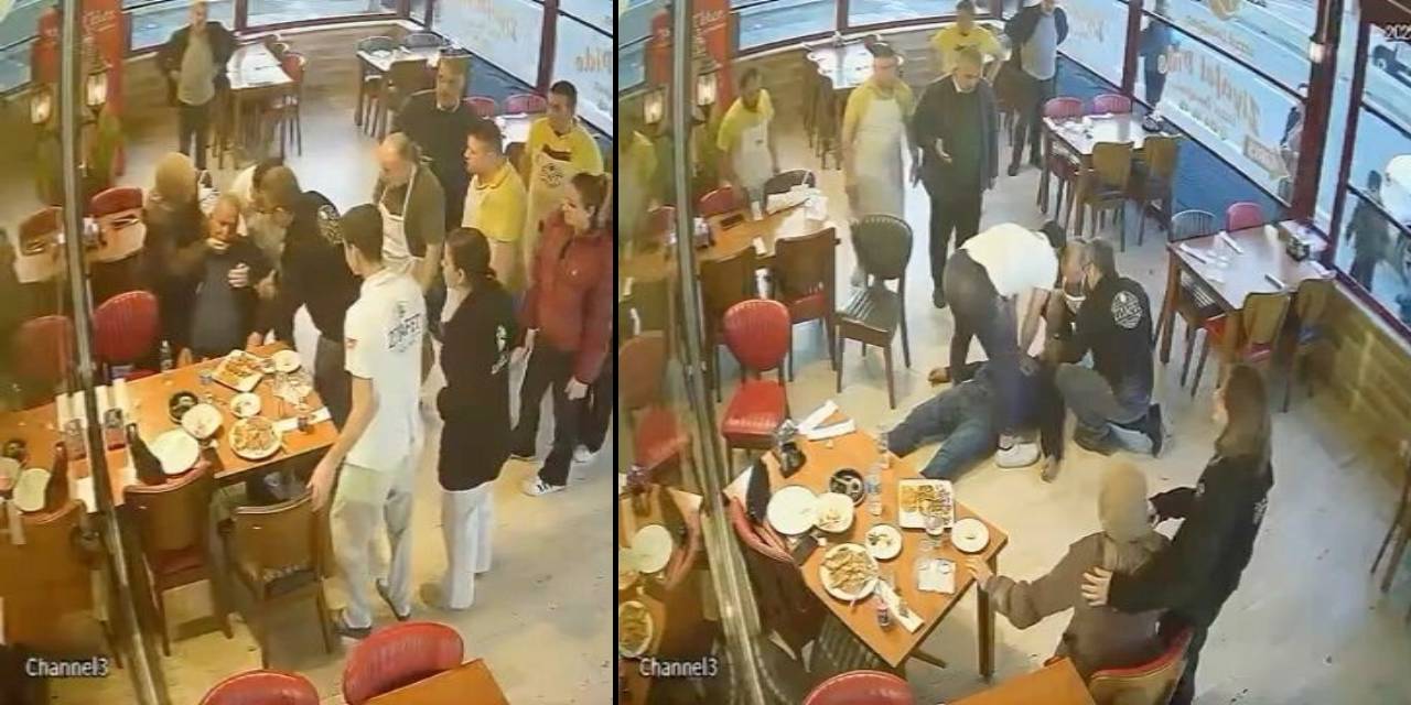 Pideciden hayat kurtaran müdahale: Müşterisini kalp masajıyla hayata döndürdü! O anlar kamerada