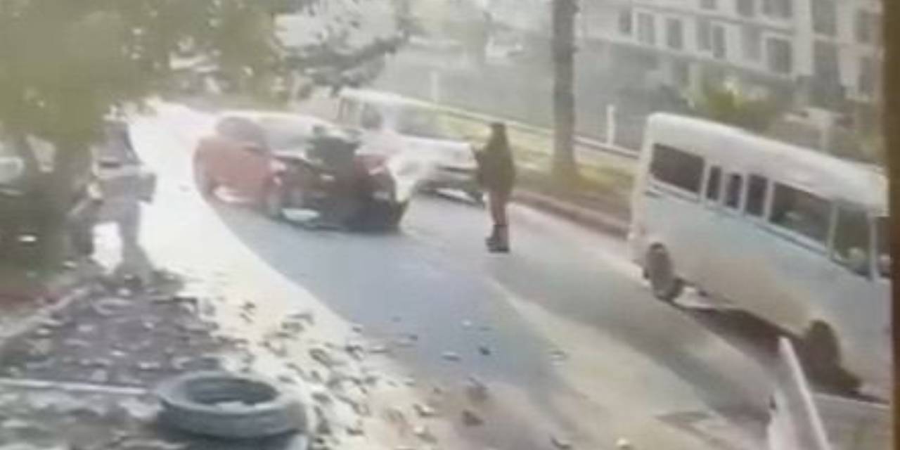 Polise çarpıp videosunu paylaştı: Tutuklanarak cezaevine gönderildi
