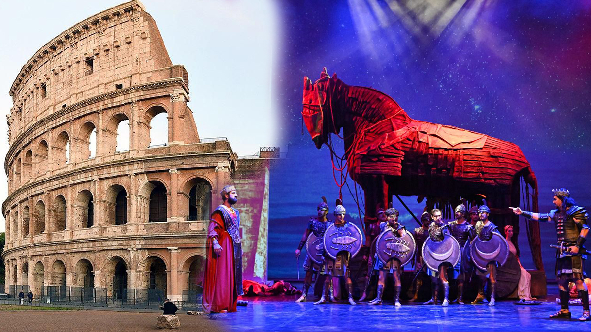 Roma’da Troya rüzgarı. Kolezyum’da sergilenecek