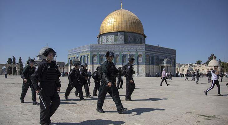 Ramazanın ilk cumasında İsrail engeli! Filistinliler Mescid-i Aksa’ya gidemedi